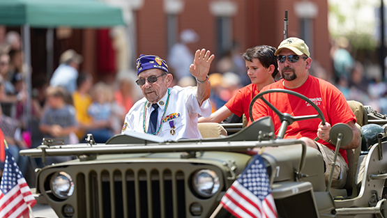 Veterans parade.