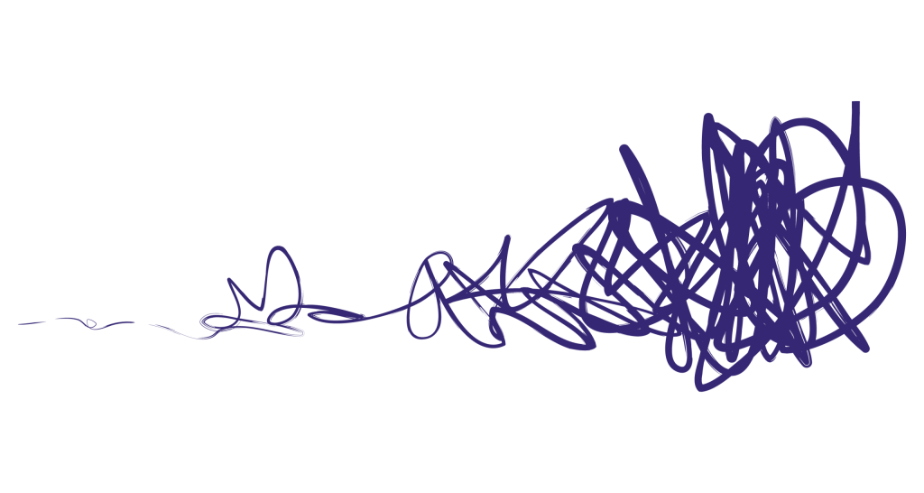 Scribble goes from whimsical to chaotic