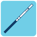Fentanyl test strip icon.