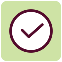 Check mark icon.