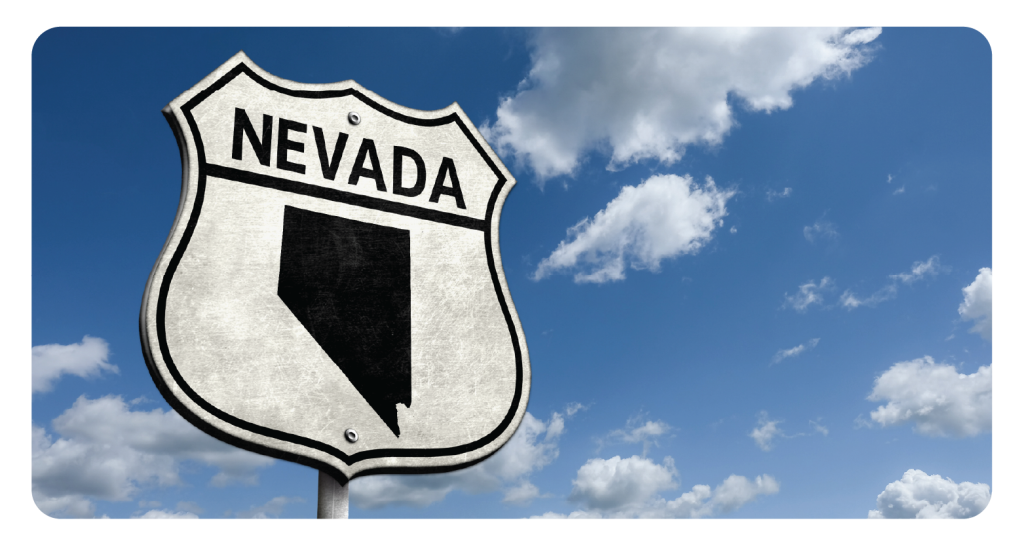 Nevada road sign.
