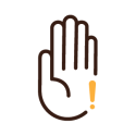 Cautious icon.