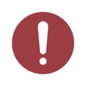 Exclamation point symbol. Attention mark vector illustration. Danger icon design.